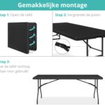 Tafelblad structuur eenvoudig schoon te maken