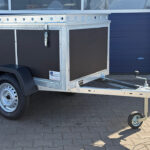 Bagagewagen detail slot en koppeling